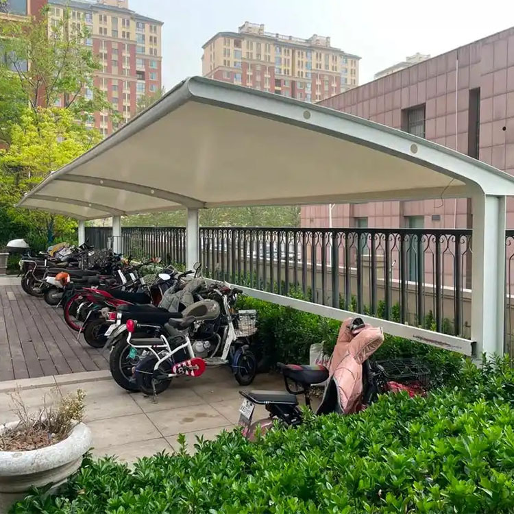 临漳县膜结构电动车棚